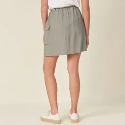 Vib's Jupe Battle Taille élastiquée Vert Kaki Femme 10 Vib's Jupe Battle Taille élastiquée Vert Kaki Femme -Robe Boutique jupe battle taille elastiquee vert kaki femme b 36125212910833807