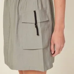 Vib's Jupe Battle Taille élastiquée Vert Kaki Femme 11 Vib's Jupe Battle Taille élastiquée Vert Kaki Femme -Robe Boutique jupe battle taille elastiquee vert kaki femme d1 36125212910833807