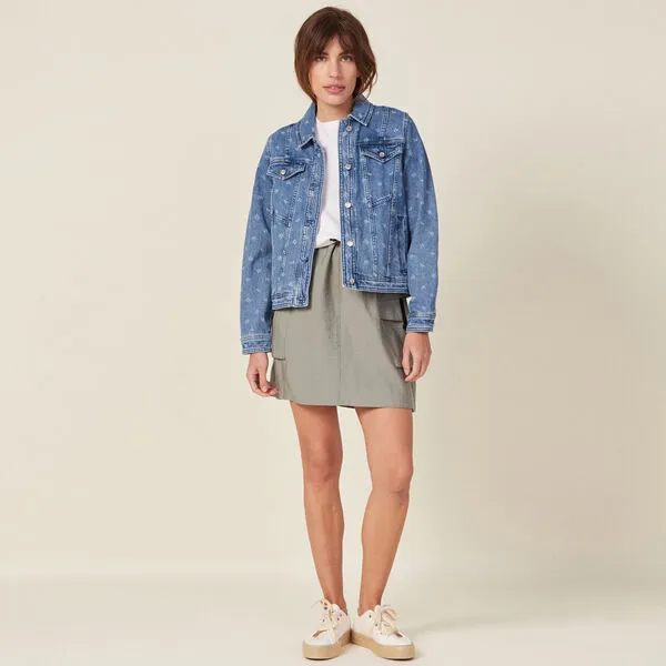 Vib's Jupe Battle Taille élastiquée Vert Kaki Femme 8 Vib's Jupe Battle Taille élastiquée Vert Kaki Femme – Image 6