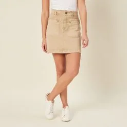 Robe Boutique -Robe Boutique jupe cargo beige femme fp 36125212910713087