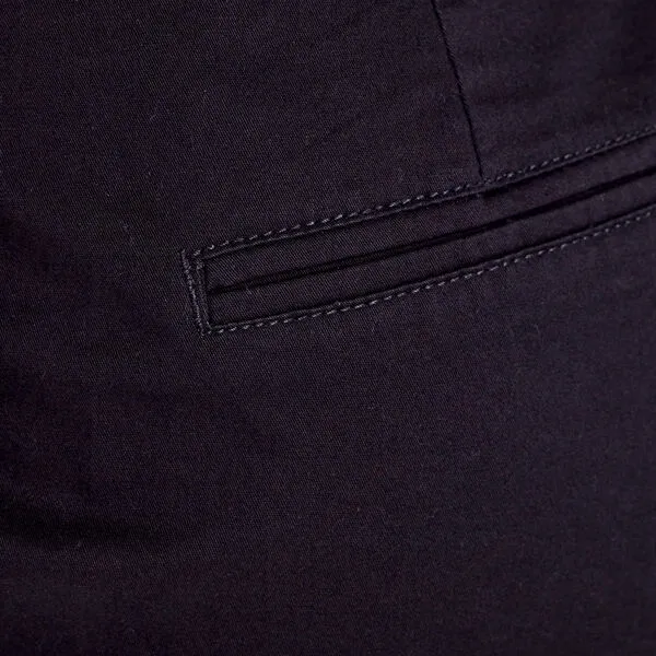 Vib's Jupe Chino Ceinturée Noir Femme 7 Vib's Jupe Chino Ceinturée Noir Femme – Image 5