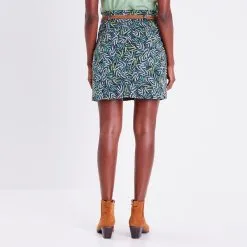 Vib's Jupe Chino Droite Ceinturée Noir Femme -Robe Boutique jupe chino droite ceinturee noir femme b 36125392220365198