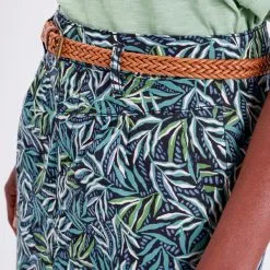 Vib's Jupe Chino Droite Ceinturée Noir Femme -Robe Boutique jupe chino droite ceinturee noir femme d1 36125392220365198