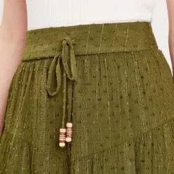 Vib's Jupe Courte évasée Vert Foncé Femme 11 Vib's Jupe Courte évasée Vert Foncé Femme -Robe Boutique jupe courte evasee vert fonce femme d1 36125312250292020