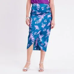 Vib's Jupe Croisée Parme Femme