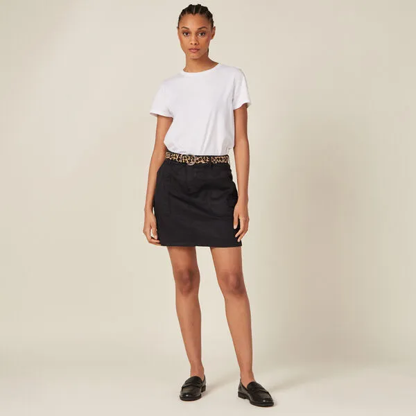 Vib's Jupe Droite Avec Poches Noir Femme 8 Vib's Jupe Droite Avec Poches Noir Femme – Image 6