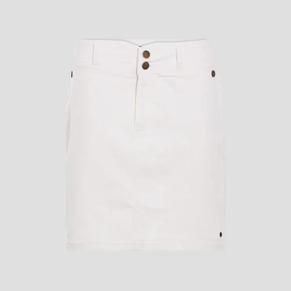 Vib's Jupe Droite Blanc Femme 8 Vib's Jupe Droite Blanc Femme – Image 6