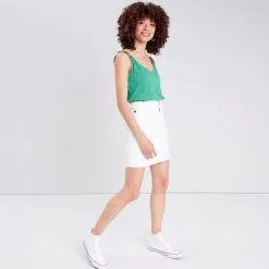 Vib's Jupe Droite Blanc Femme 12 Vib's Jupe Droite Blanc Femme -Robe Boutique jupe droite blanc femme si 36125282910460209