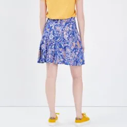 Vib's Jupe Droite Bleu Lavande Femme -Robe Boutique jupe droite bleu lavande femme b 36125262910553483