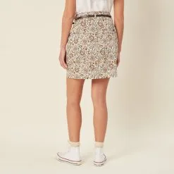 Vib's Jupe Droite éco-responsable Blanc Femme -Robe Boutique jupe droite eco responsable blanc femme b 36125262910523949