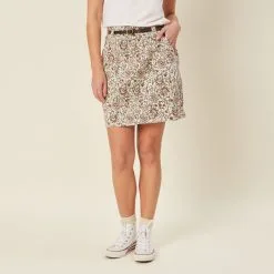 Vib's Jupe Droite éco-responsable Blanc Femme