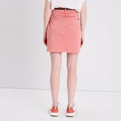 Vib's Jupe Droite éco-responsable Rose Poudrée Femme -Robe Boutique jupe droite eco responsable rose poudre femme b 36125282910453529