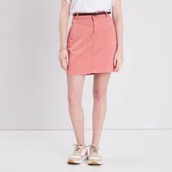 Vib's Jupe Droite éco-responsable Rose Poudrée Femme -Robe Boutique jupe droite eco responsable rose poudre femme fp 36125282910453529