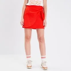 Vib's Jupe Droite Effet Portefeuille Orange Femme 9 Vib's Jupe Droite Effet Portefeuille Orange Femme -Robe Boutique jupe droite effet portefeuille orange femme fp 36125392220571055