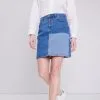 Vib's Jupe Droite En Jean Denim Used Femme -Robe Boutique jupe droite en jean denim used femme dc 36125282910500243
