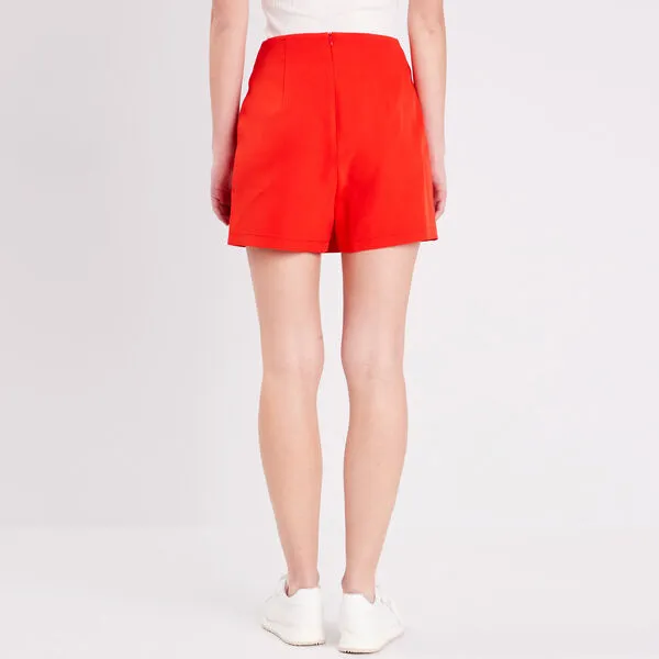 Vib's Jupe Droite Rouge Femme 5 Vib's Jupe Droite Rouge Femme – Image 3