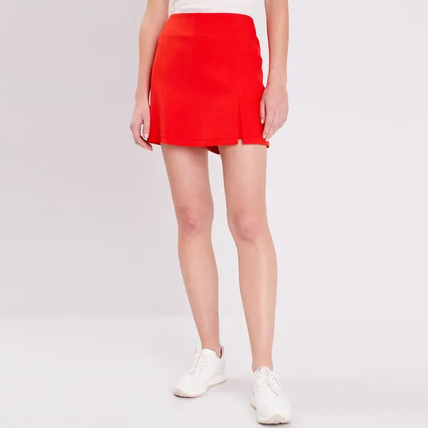 Vib's Jupe Droite Rouge Femme 3 Vib's Jupe Droite Rouge Femme