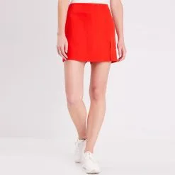 Vib's Jupe Droite Rouge Femme 9 Vib's Jupe Droite Rouge Femme -Robe Boutique jupe droite rouge femme fp 36125312220420957