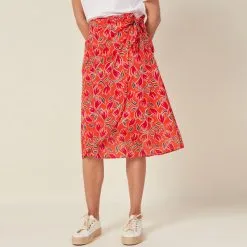 Vib's Jupe éco-responsable Orange Femme