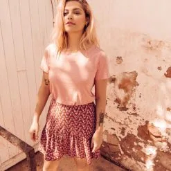 Vib's Jupe évasée Jaune Foncé Femme