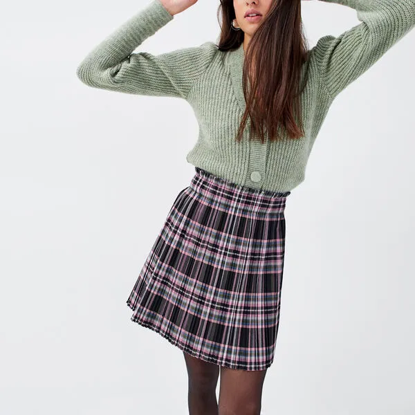 Vib's Jupe évasée Plissée Noir Femme 3 Vib's Jupe évasée Plissée Noir Femme