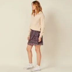 Vib's Jupe évasée Volantée Noir Femme 11 Vib's Jupe évasée Volantée Noir Femme -Robe Boutique jupe evasee volantee noir femme d1 36125292910494012