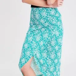 Vib's Jupe Longue Droite Bleu Pétrole Femme -Robe Boutique jupe longue droite bleu petrole femme d1 36125312240095448