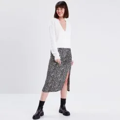 Vib's Jupe Longue Droite Noir Femme -Robe Boutique jupe longue droite noir femme si 36125382240085328