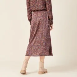 Vib's Jupe Longue évasée Noir Femme -Robe Boutique jupe longue evasee noir femme b 36125212920160866