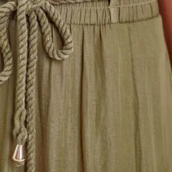 Vib's Jupe Longue évasée Satin Vert Kaki Femme -Robe Boutique jupe longue evasee satin vert kaki femme d3 36125312270162019