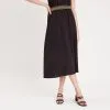 Vib's Jupe Midi évasée élastiquée Noir Femme -Robe Boutique jupe midi evasee elastiquee noir femme dc 36125312270091001