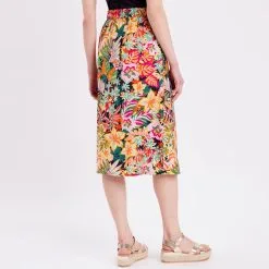 Vib's Jupe Portefeuille Blanc Femme -Robe Boutique jupe portefeuille blanc femme b 36125312270125366