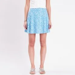 Vib's Jupe Short Droite Bleu Femme -Robe Boutique jupe short droite bleu femme fp 36125312220535497