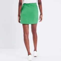 Vib's Jupe-short Droite Vert Femme -Robe Boutique jupe short droite vert femme b 36125392220814519 1