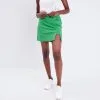 Vib's Jupe-short Droite Vert Femme