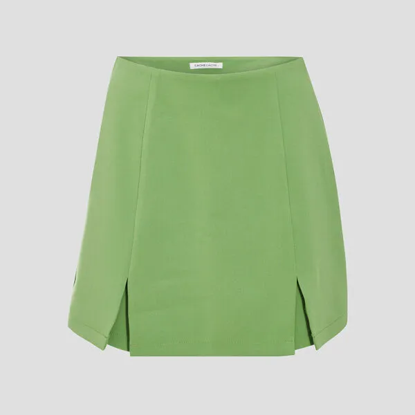 Vib's Jupe-short Droite Vert Foncé Femme 3 Vib's Jupe-short Droite Vert Foncé Femme