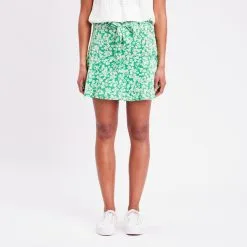 Vib's Jupe-short évasée Satinée Vert Clair Femme -Robe Boutique jupe short evasee satinee vert clair femme fp 36125382250495406
