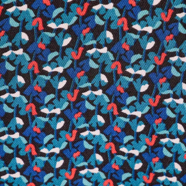 Vib's Jupe Trapèze Fluide Multicolore Femme 7 Vib's Jupe Trapèze Fluide Multicolore Femme – Image 5