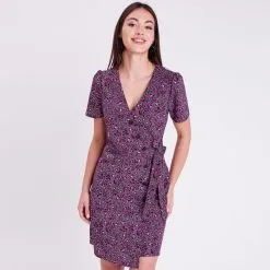 Vib's Robe Cache-coeur Prune Femme