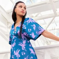 Vib's Robe Courte Parme Femme