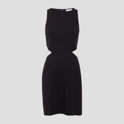Vib's Robe Droite Avec Ouvertures Noir Femme