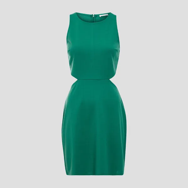 Vib's Robe Droite Avec Ouvertures Vert Turquoise Femme 3 Vib's Robe Droite Avec Ouvertures Vert Turquoise Femme