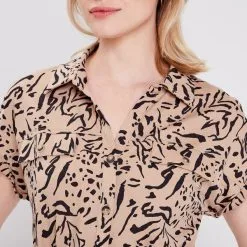 Vib's Robe Droite Boutonnée Beige Femme 11 Vib's Robe Droite Boutonnée Beige Femme -Robe Boutique robe droite boutonnee beige femme d1 36125133510643636