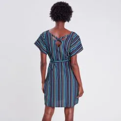 Vib's Robe Droite Ceinturée Noir Femme 10 Vib's Robe Droite Ceinturée Noir Femme -Robe Boutique robe droite ceinturee noir femme b 36125383250594814