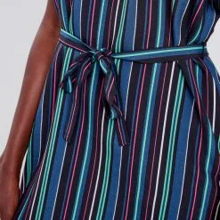 Vib's Robe Droite Ceinturée Noir Femme 11 Vib's Robe Droite Ceinturée Noir Femme -Robe Boutique robe droite ceinturee noir femme d1 36125383250594814