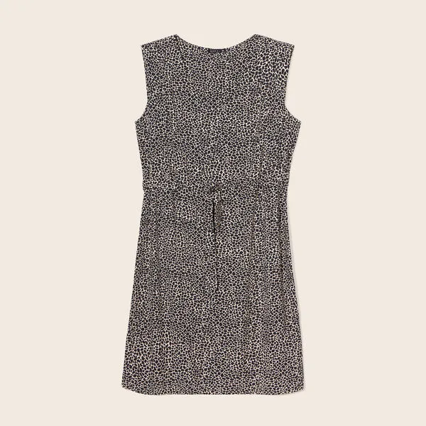 Vib's Robe Droite Ceinturée Noir Femme 4 Vib's Robe Droite Ceinturée Noir Femme – Image 2