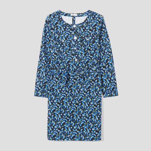 Vib's Robe Droite Ceinturée Vert Kaki Femme 3 Vib's Robe Droite Ceinturée Vert Kaki Femme