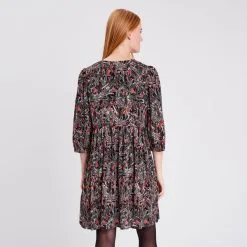 Vib's Robe Droite éco-responsable Noir Femme -Robe Boutique robe droite eco responsable noir femme b 36125212810743870