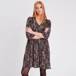 Vib's Robe Droite éco-responsable Noir Femme