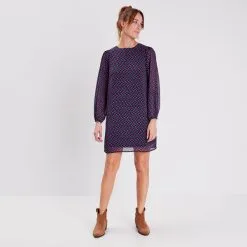 Vib's Robe Droite éco-responsable Noir Femme -Robe Boutique robe droite eco responsable noir femme si 36125212810733828